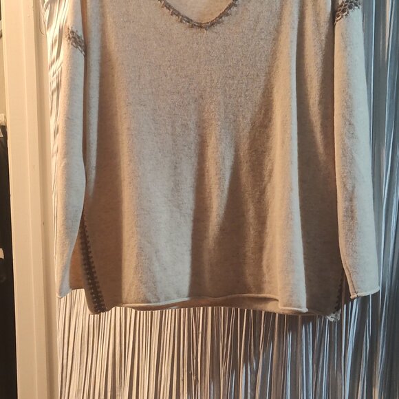 Johnny was Cashmere whipstitch sweater size small - Picture 5 of 16